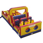 inflatable sports obstacle course